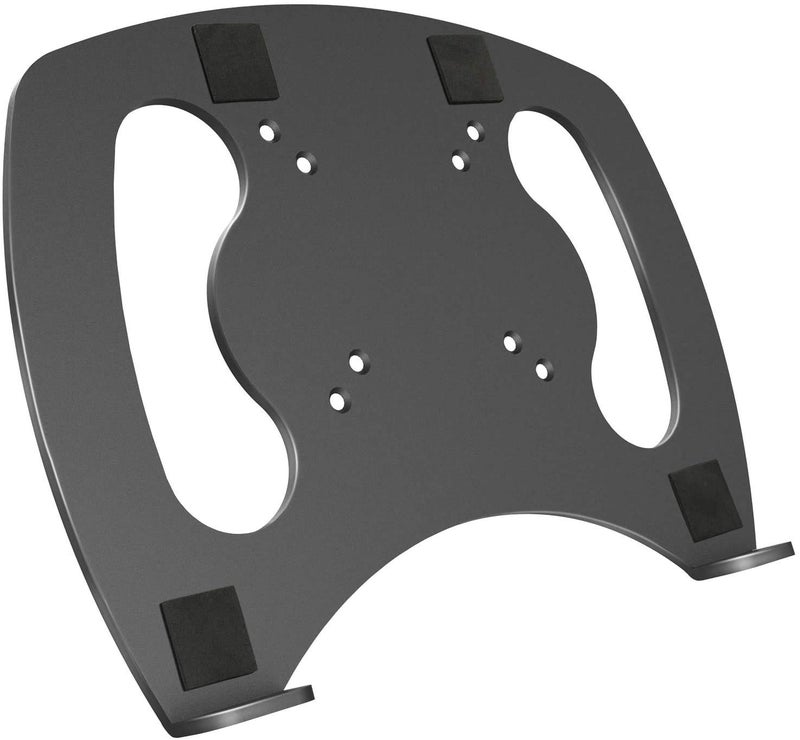 HUANUO Laptop Tray Steel Notebook Holder for Monitor VESA Mount Stand Fits VESA 100x100 mm Mounting Holes with M4 Screws, 22lbs Capacity with Vented Cooling Platform - Image 1